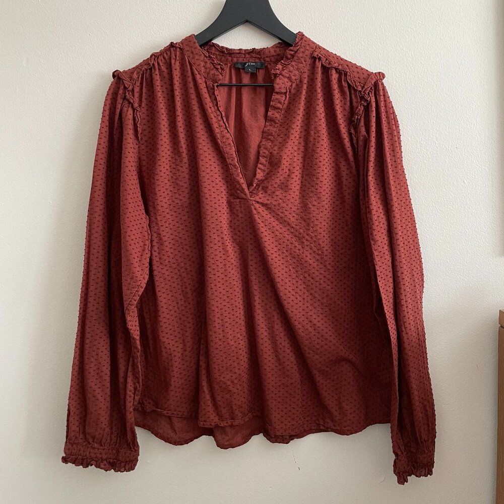 J. Crew Burnt Orange Top